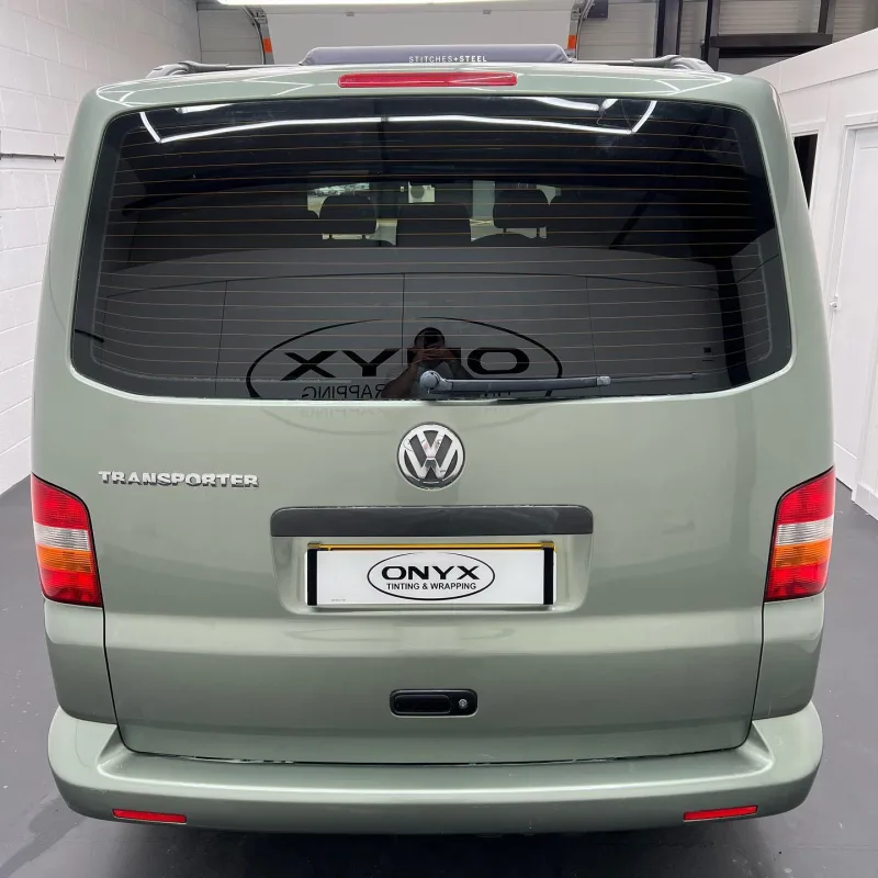 VW Transporter 5% Tint, Sunstrip and Bonnet Wrap