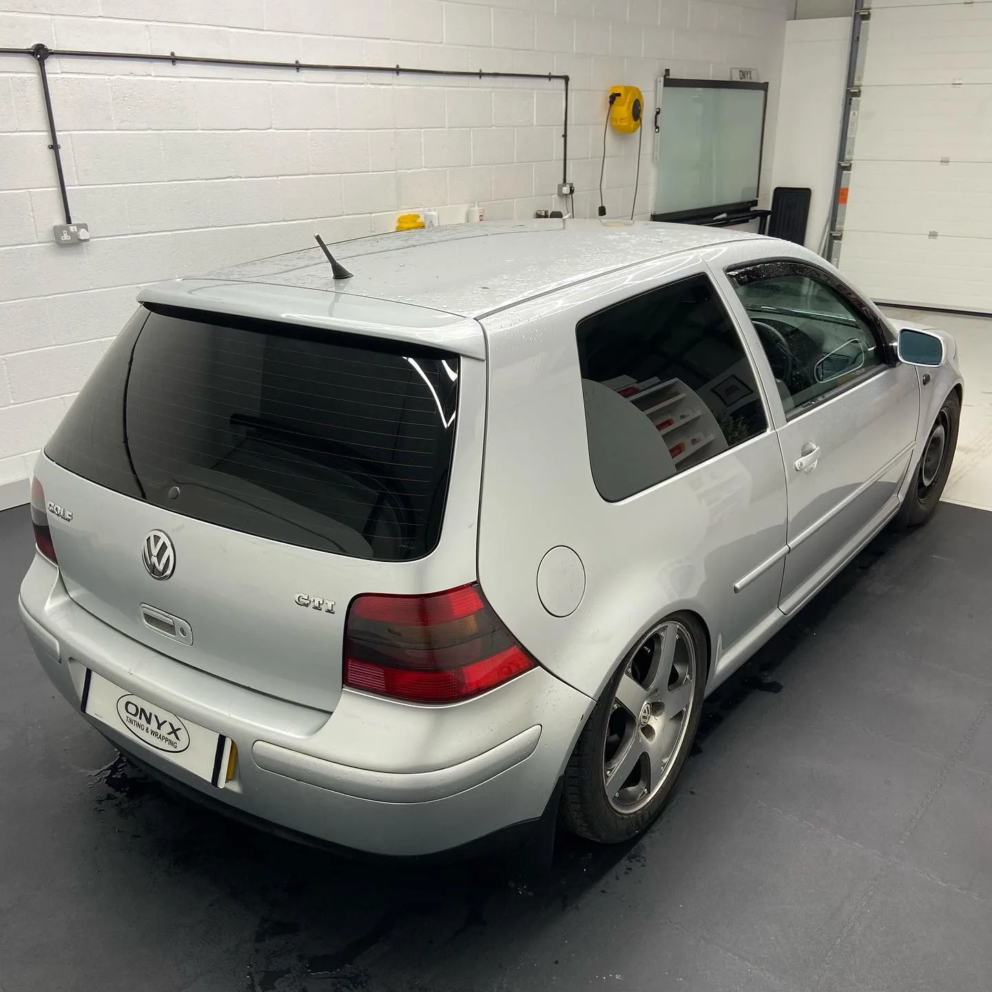 White VW Golf GTI 5% Window Tinting
