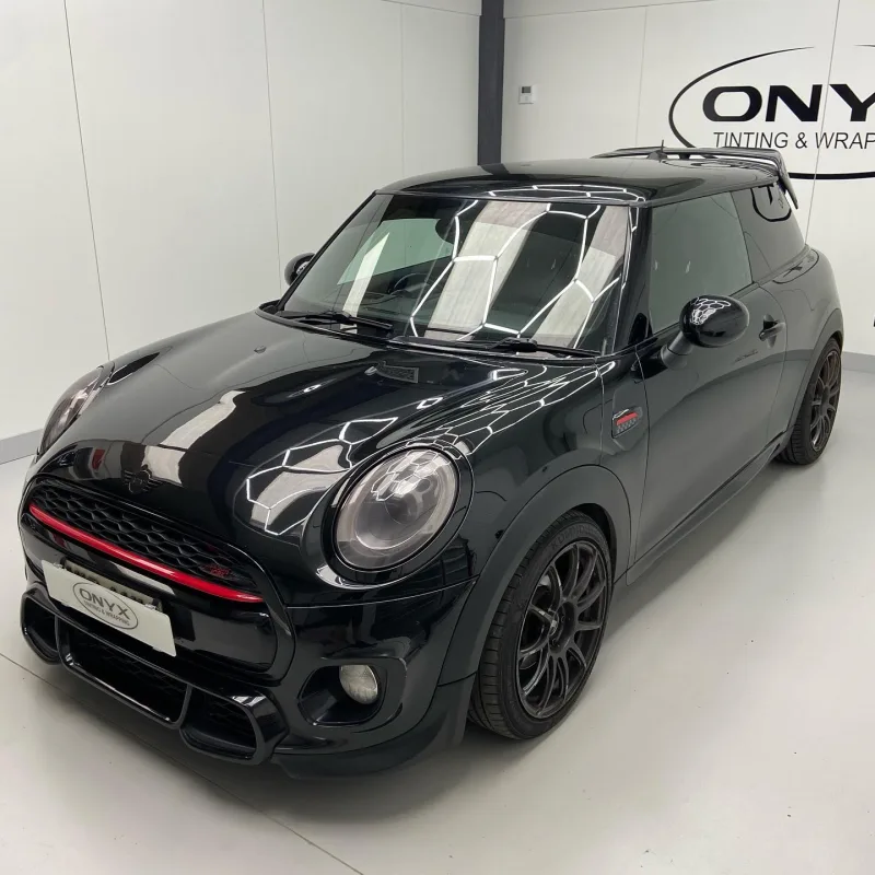 MINI Cooper F56 Tint, Sunstrip, Light Tint and Dechrome