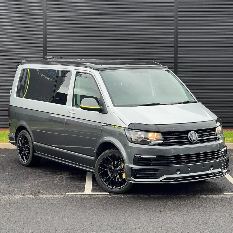 VW Transporter Yellow Accents & VW Logo Graphics