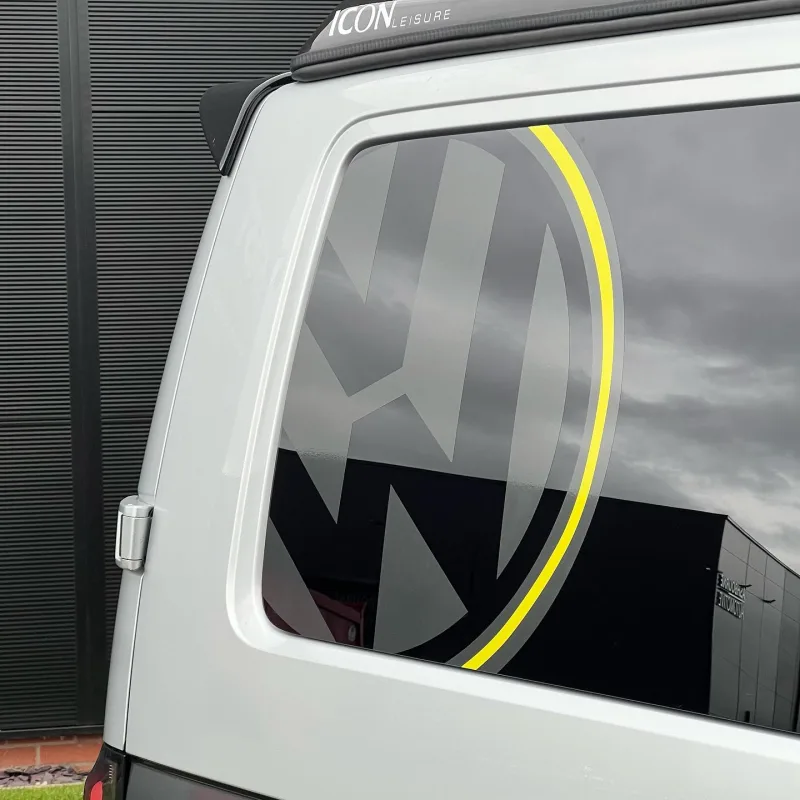 VW Transporter Yellow Accents & VW Logo Graphics