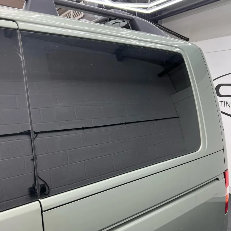 VW Transporter 5% Tint, Sunstrip and Bonnet Wrap