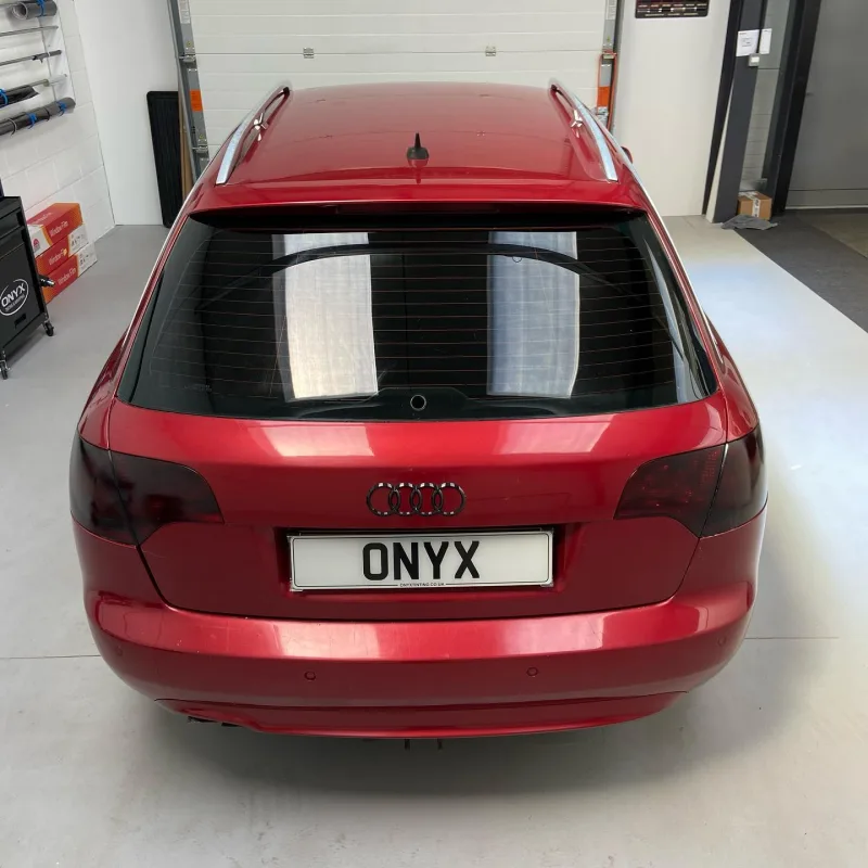 Red Audi A4 Avant LLumar 5% Window Tinting