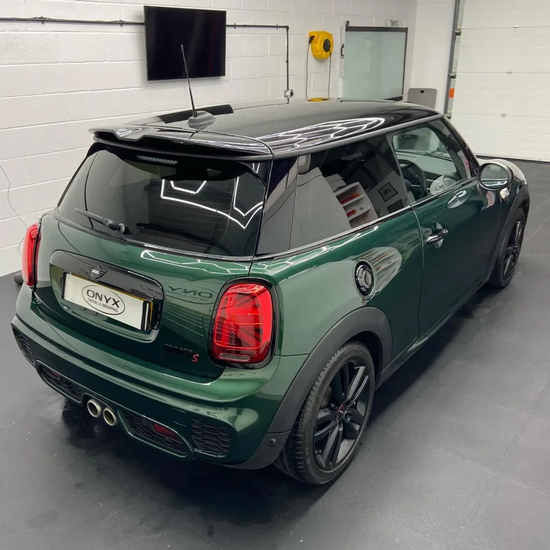 Green MINI Cooper S F56 15% Rear Window Tint
