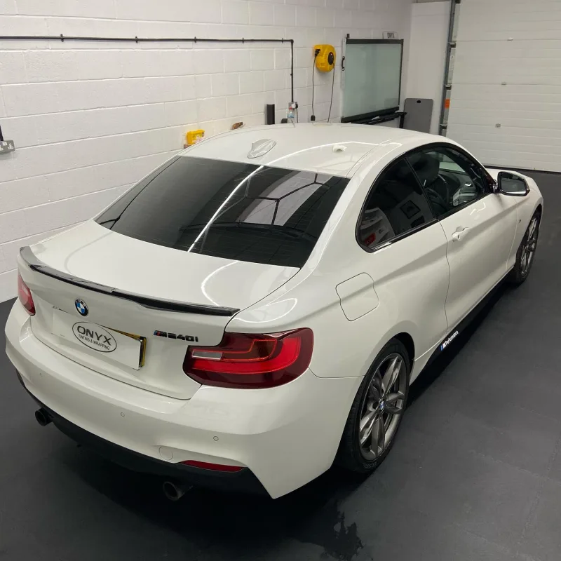 BMW M240i F22 Tint and M Performance Decal