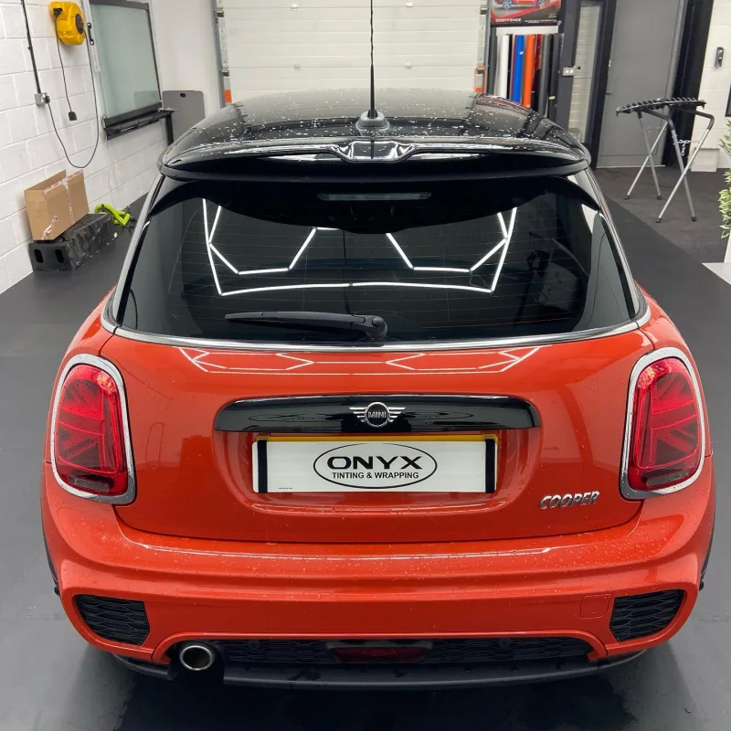 Orange MINI Cooper F56 15% LLumar Window Tinting