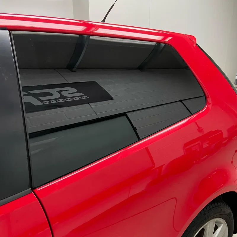 Red VW Polo 5% Window Tinting