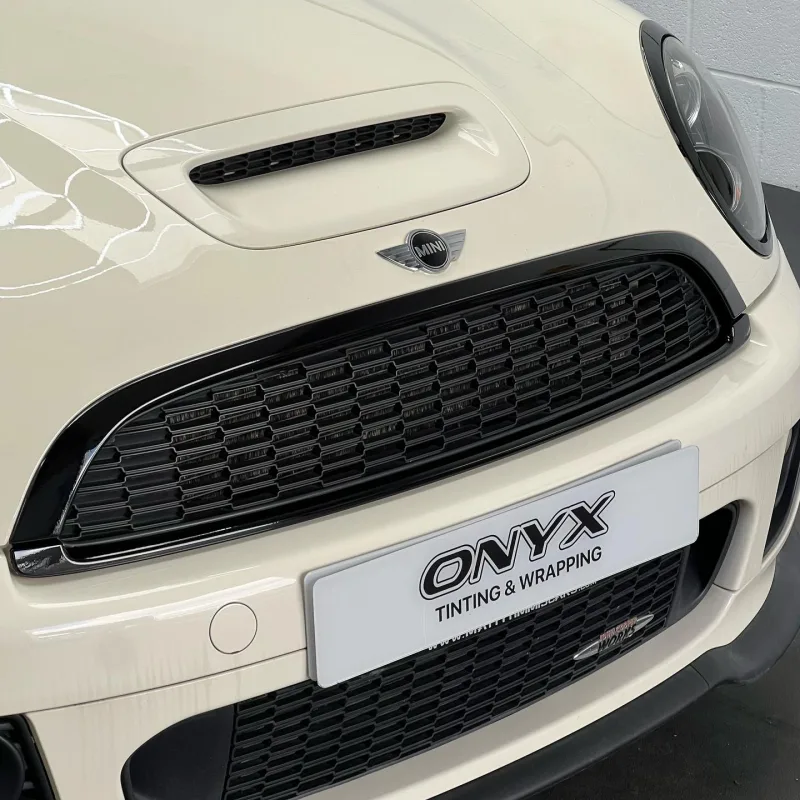 MINI JCW Coupe R58 5% Tint and Chrome Delete