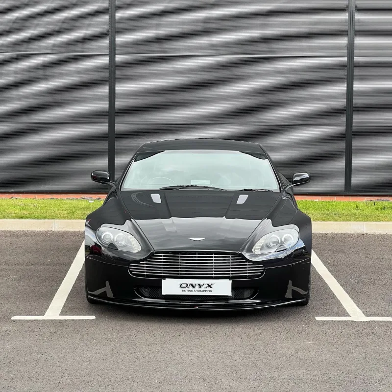 Aston Martin Vantage Window Tinting & Gloss Black Chrome Delete