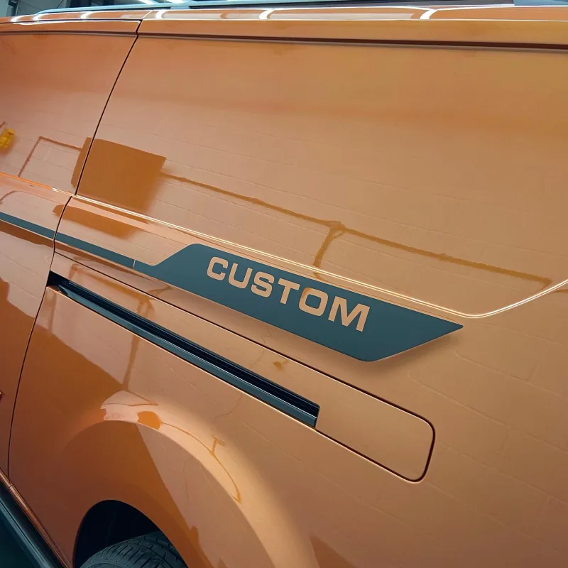 Ford Transit Custom Black Stripes & Side Decals