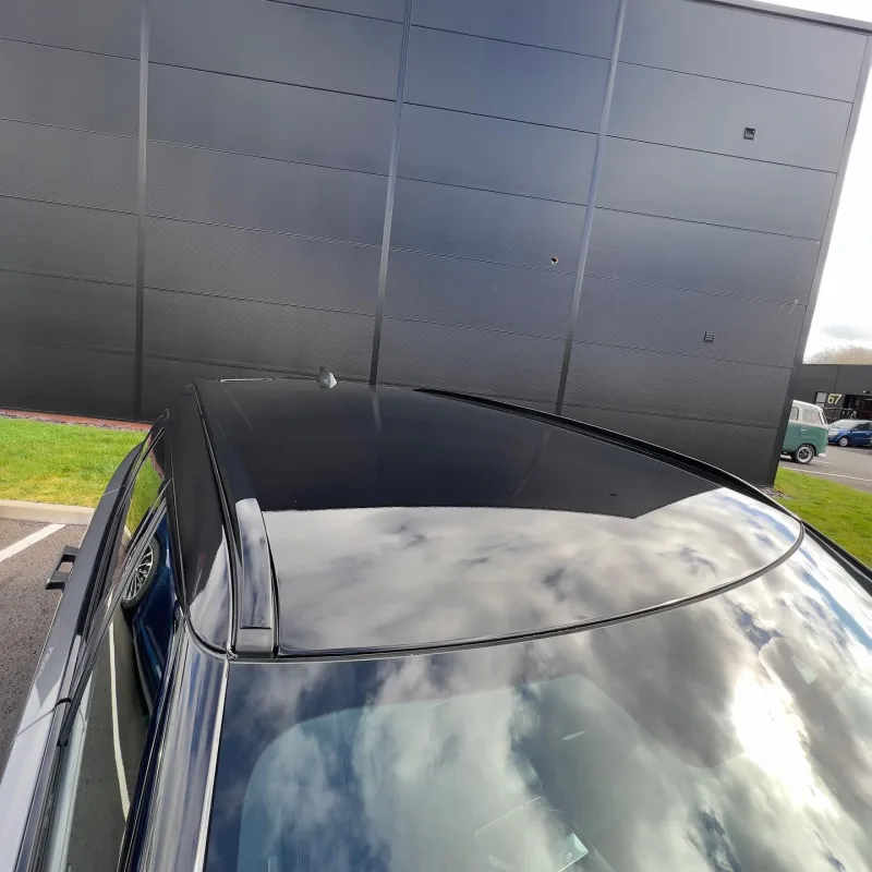 Grey Range Rover Evoque Gloss Black Roof