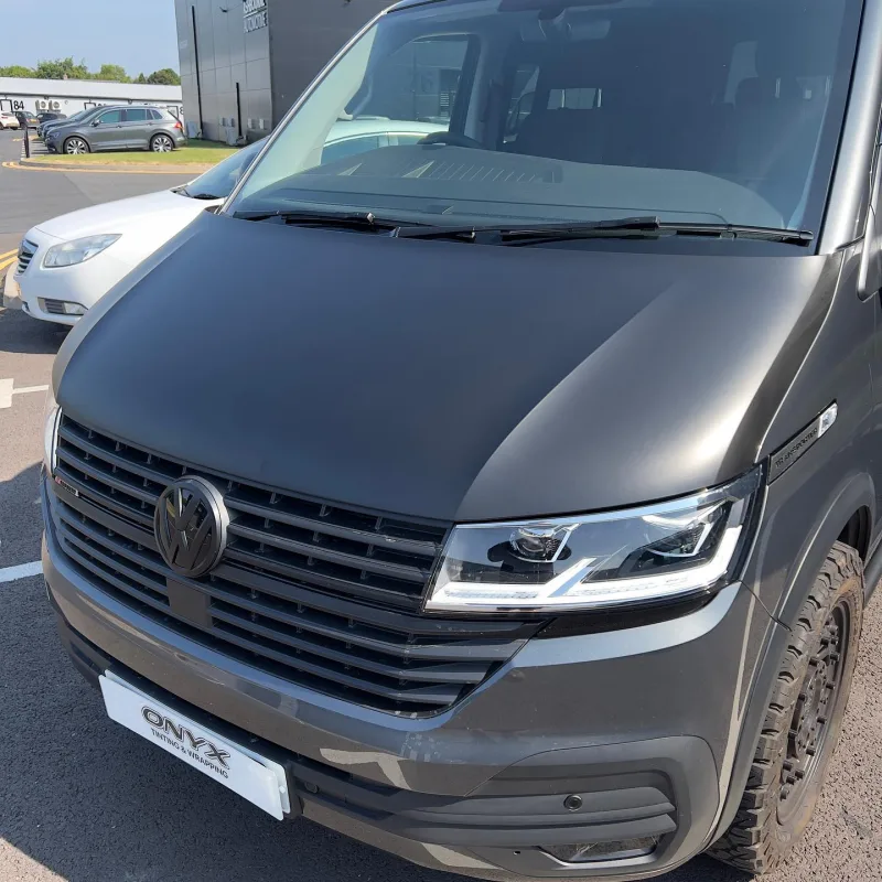 VW Transporter 4Motion Matte Black Panels & 15% Rear Window Tint