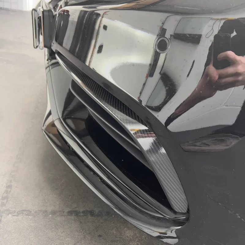 Mercedes-AMG C63 Coupe Carbon Canards and Maxton Rear Splitter