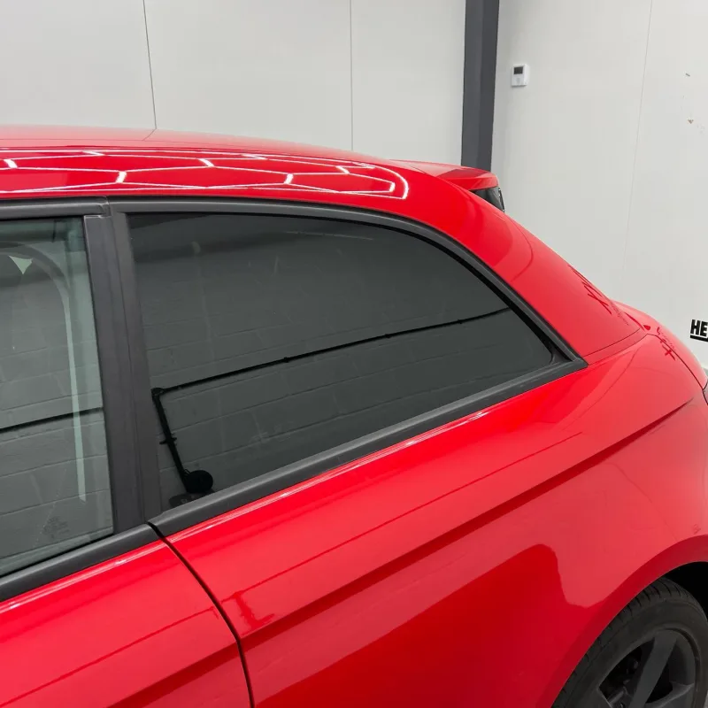 Red Audi A1 5% Window Tinting