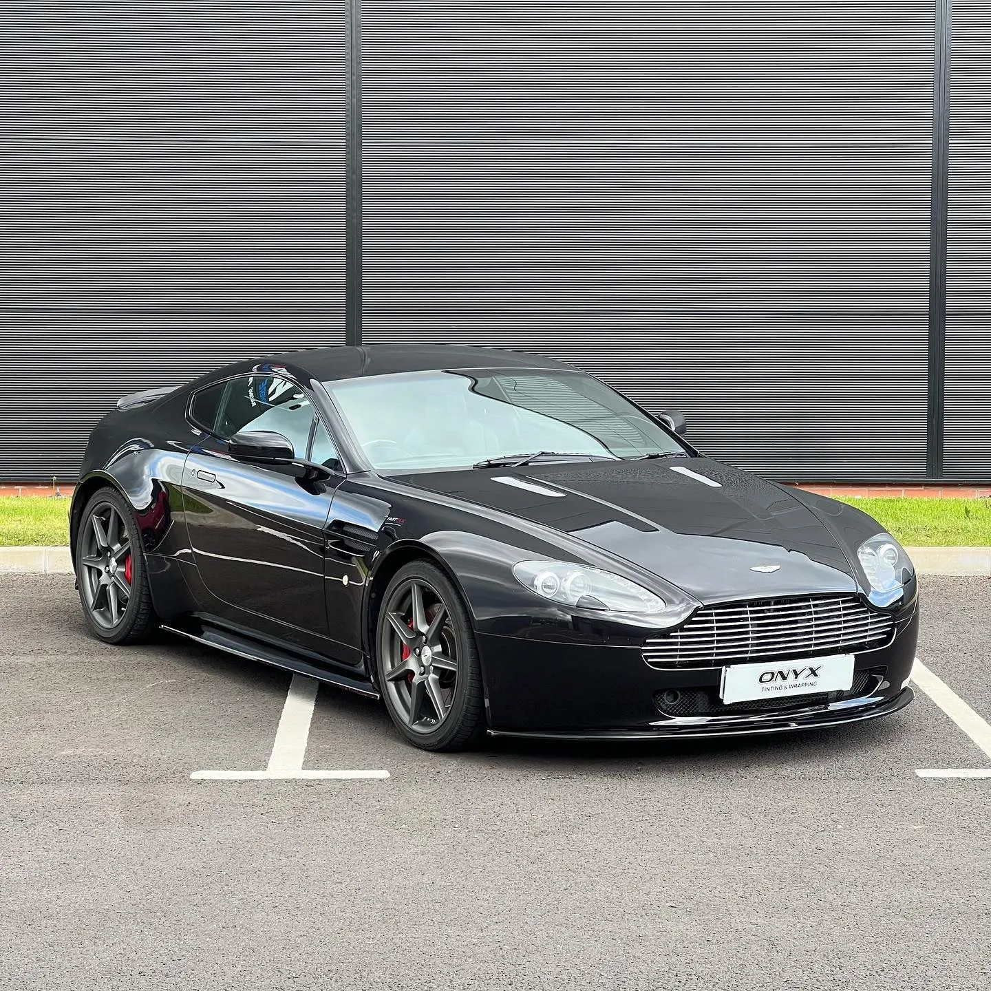 Aston Martin Vantage Window Tinting & Gloss Black Chrome Delete