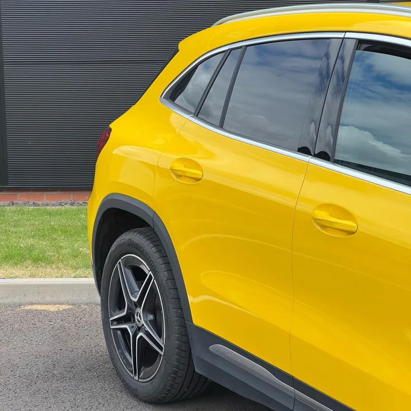Mercedes-Benz GLA Daffodil Yellow Wrap