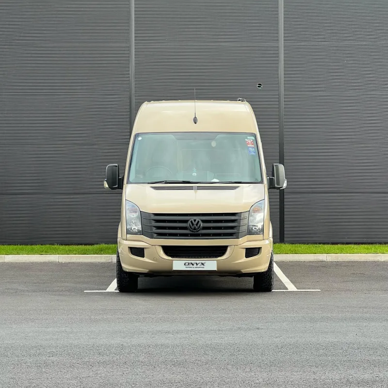 VW Crafter Full Sandstorm Gloss Wrap