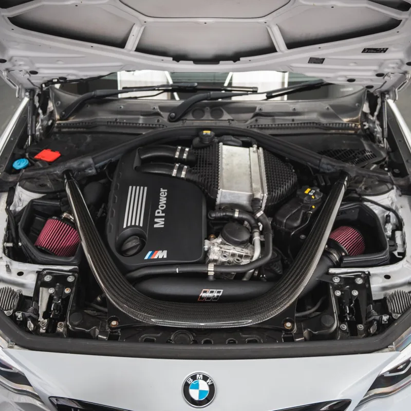 BMW M2 Competition F87 Carbon Steering Wheel and MST Intake