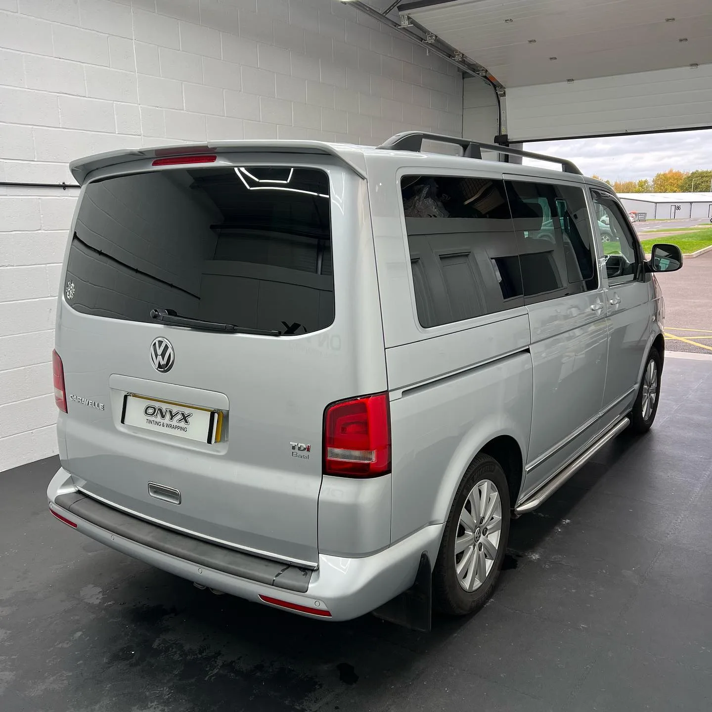 VW Caravelle LLumar 5% Window Tinting