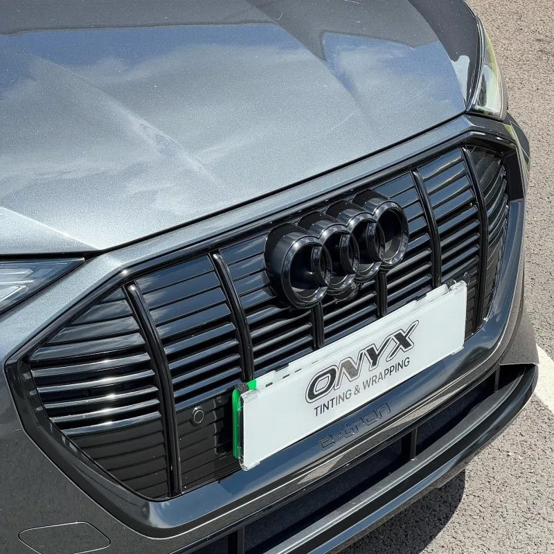Audi e-tron Sportback Gloss Black Grille, Splitter & Diffuser