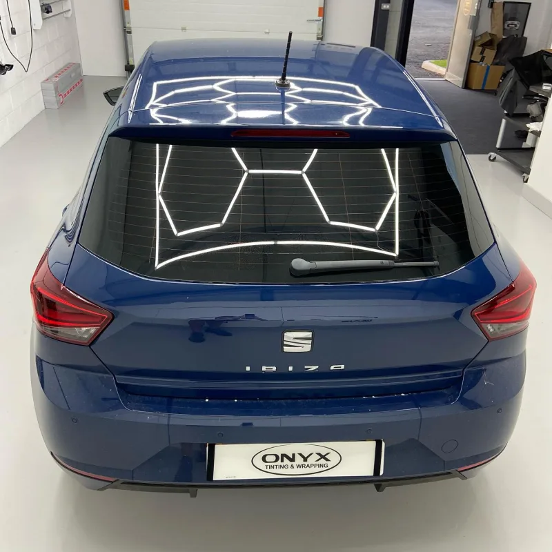 Blue SEAT Ibiza LLumar 5% Window Tinting