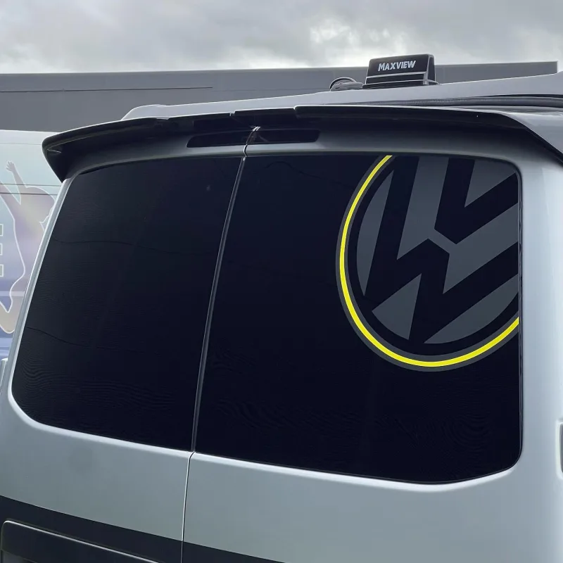VW Transporter Yellow Accents & VW Logo Graphics