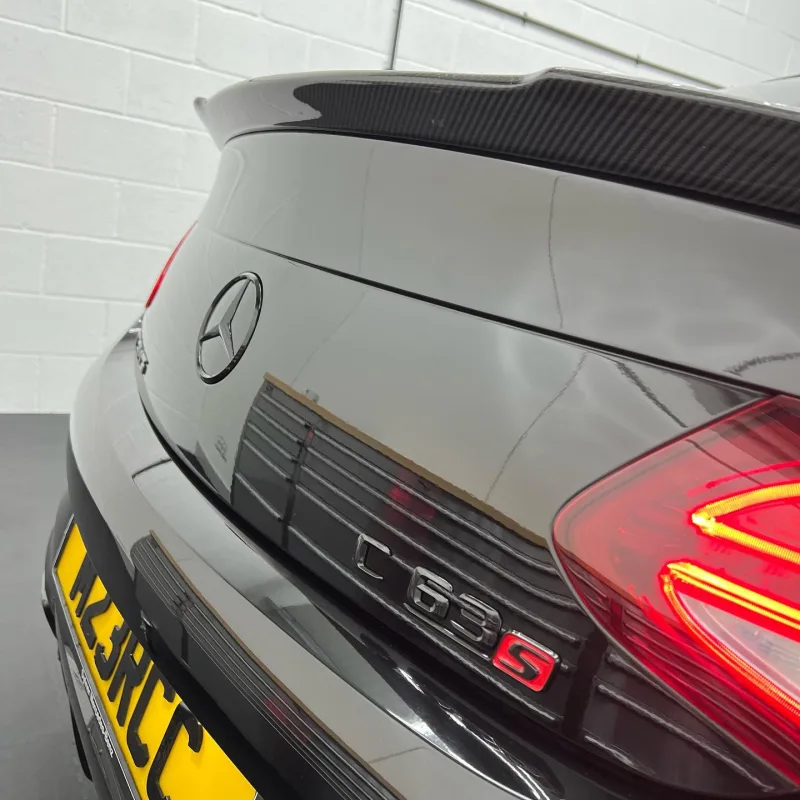 Mercedes-AMG C63 S Coupe Carbon Details and Black Badges