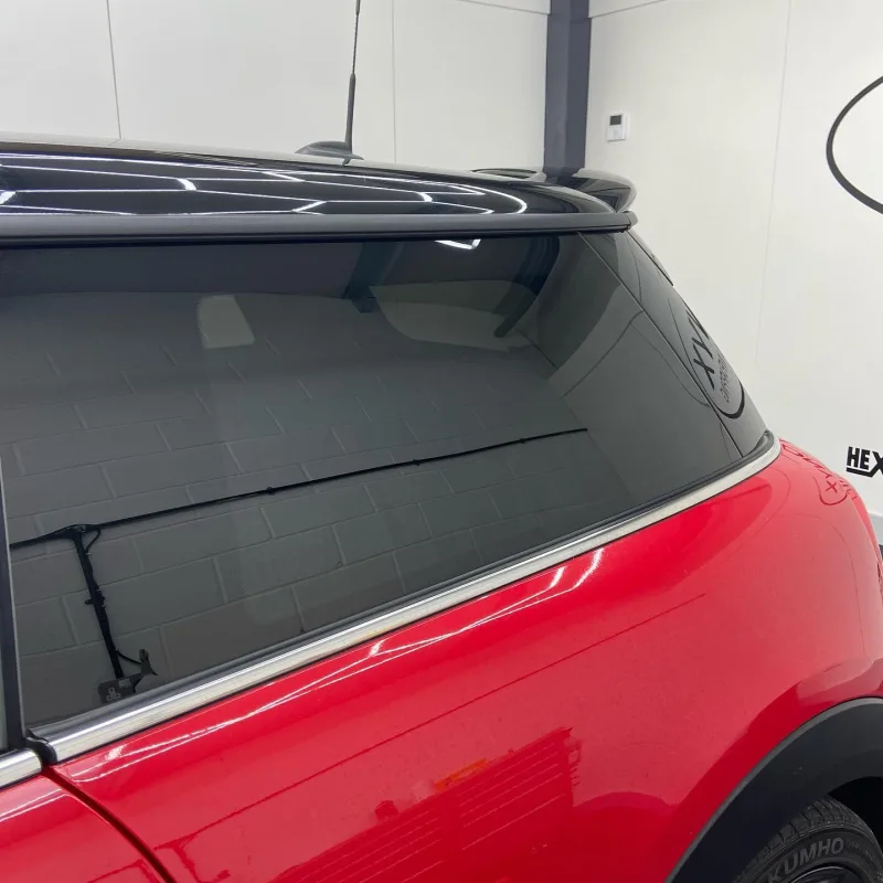 Red MINI Cooper F56 LLumar 15% Window Tinting