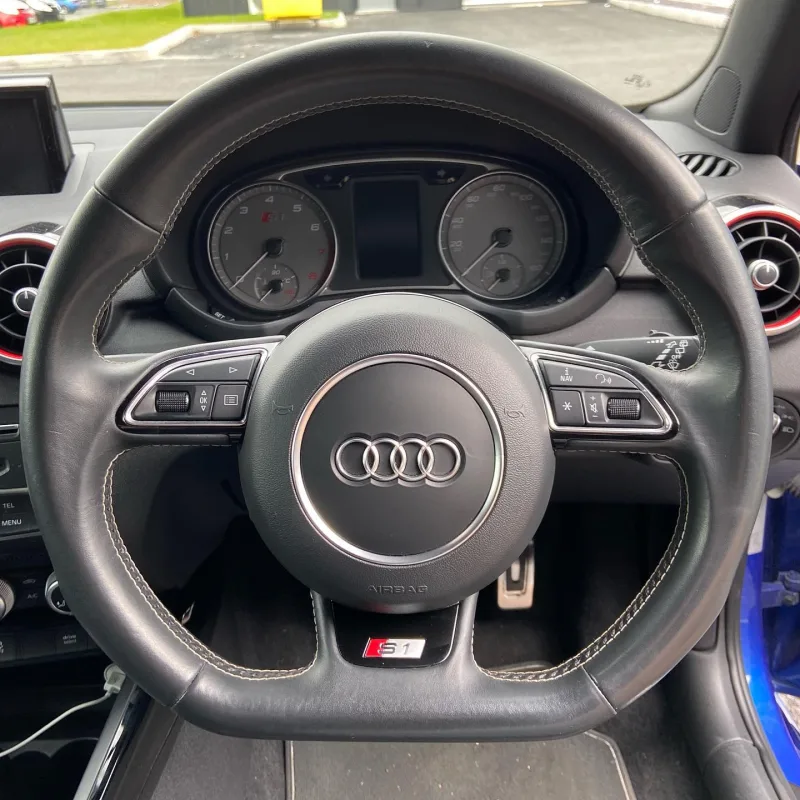 Audi S1 Steering Wheel Cover Installation