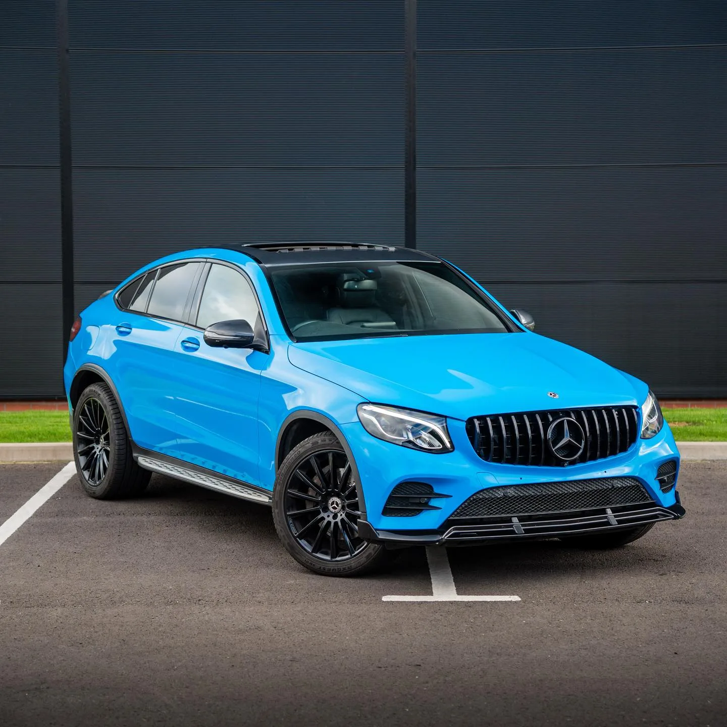 Mercedes-Benz GLC Coupe Montpellier Blue Wrap