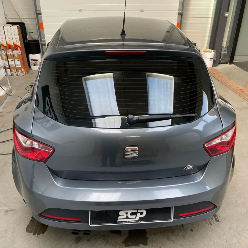 Grey SEAT Ibiza 15% Tint and Front Grille Dechrome