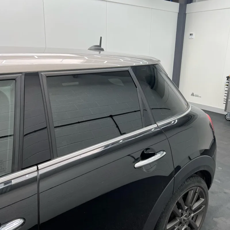 MINI Cooper S F55 15% Tint and Red Grille Wrap