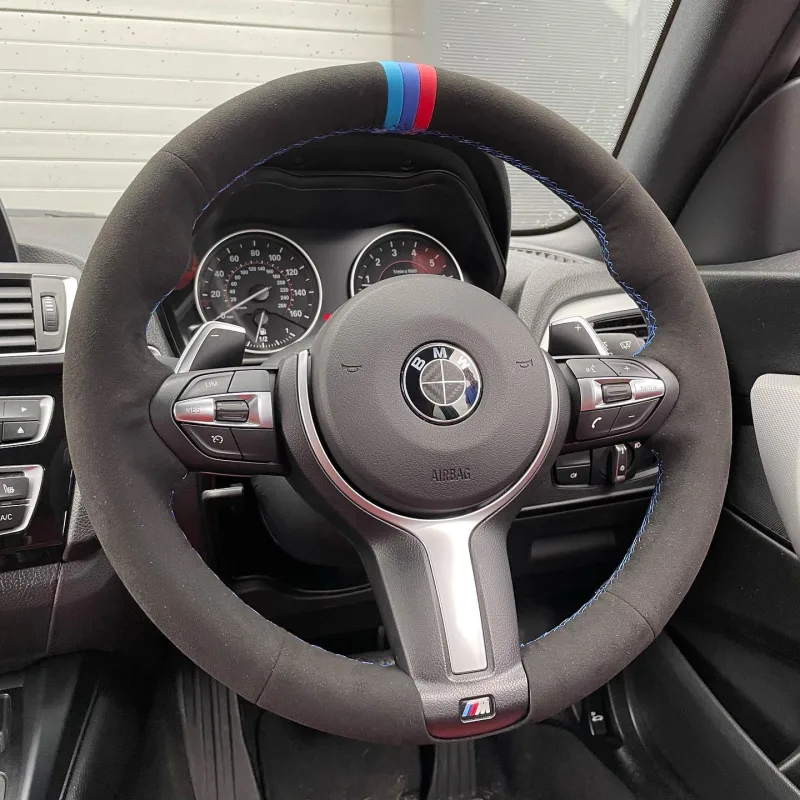 BMW M140i Steering Wheel Cover Installation
