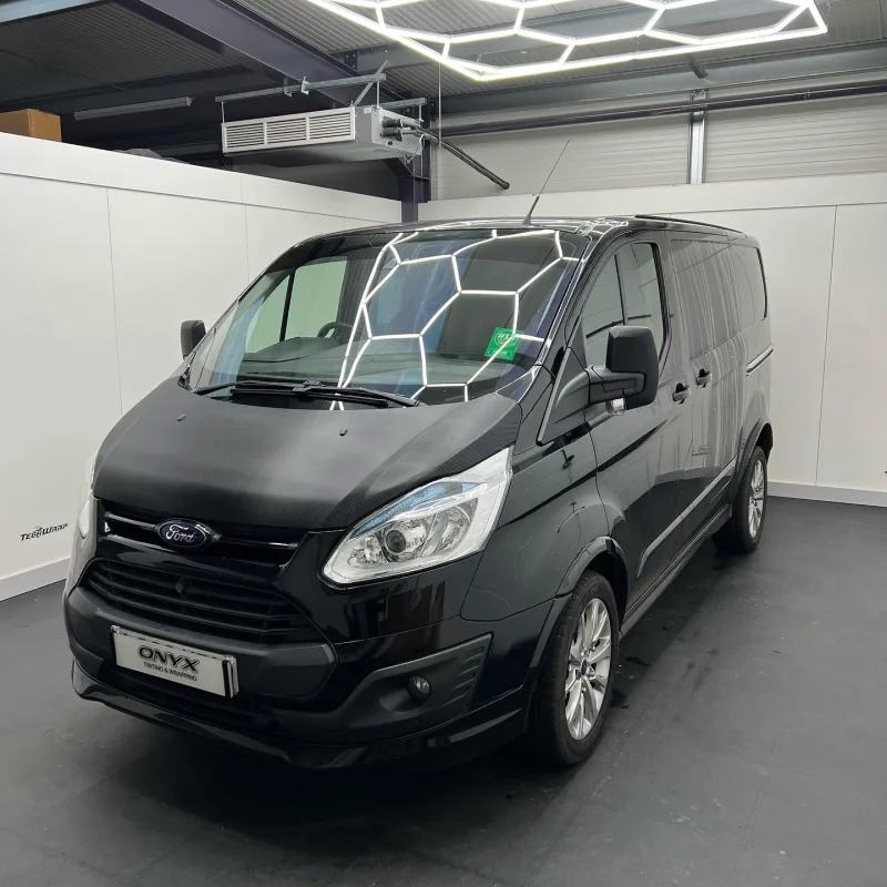 Ford Transit Custom Carbon-Effect Bonnet and Mirror Wrap