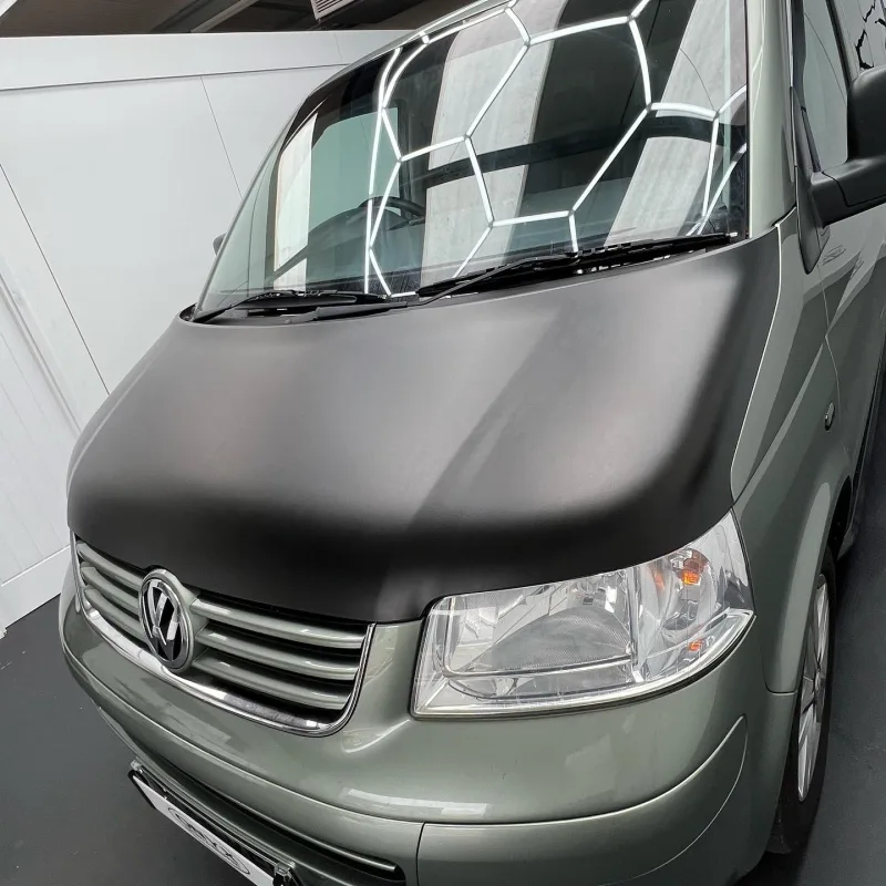 VW Transporter 5% Tint, Sunstrip and Bonnet Wrap