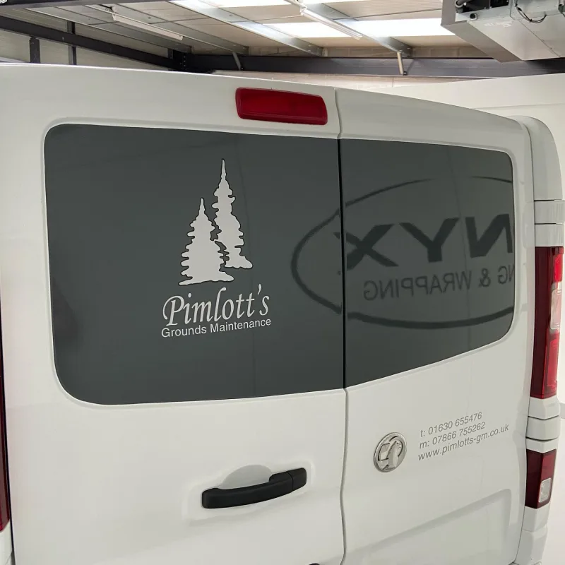 Pimlott’s Vauxhall Vivaro Partial Wrap and Signage