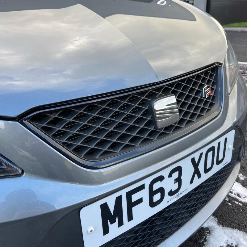 Grey SEAT Ibiza 15% Tint and Front Grille Dechrome