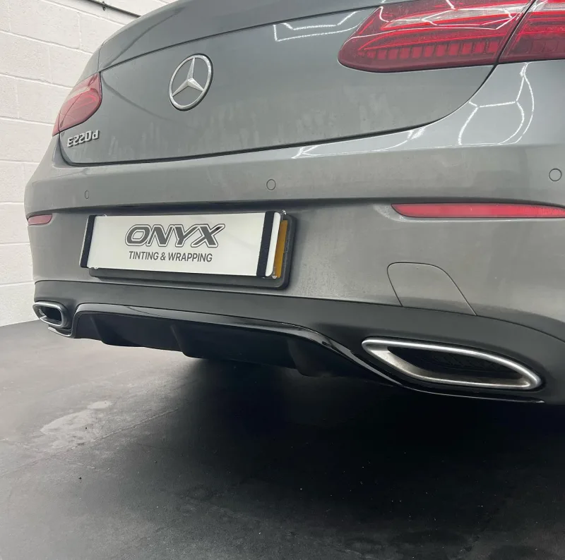 Mercedes-Benz E-Class Cabriolet Gloss Black Dechrome