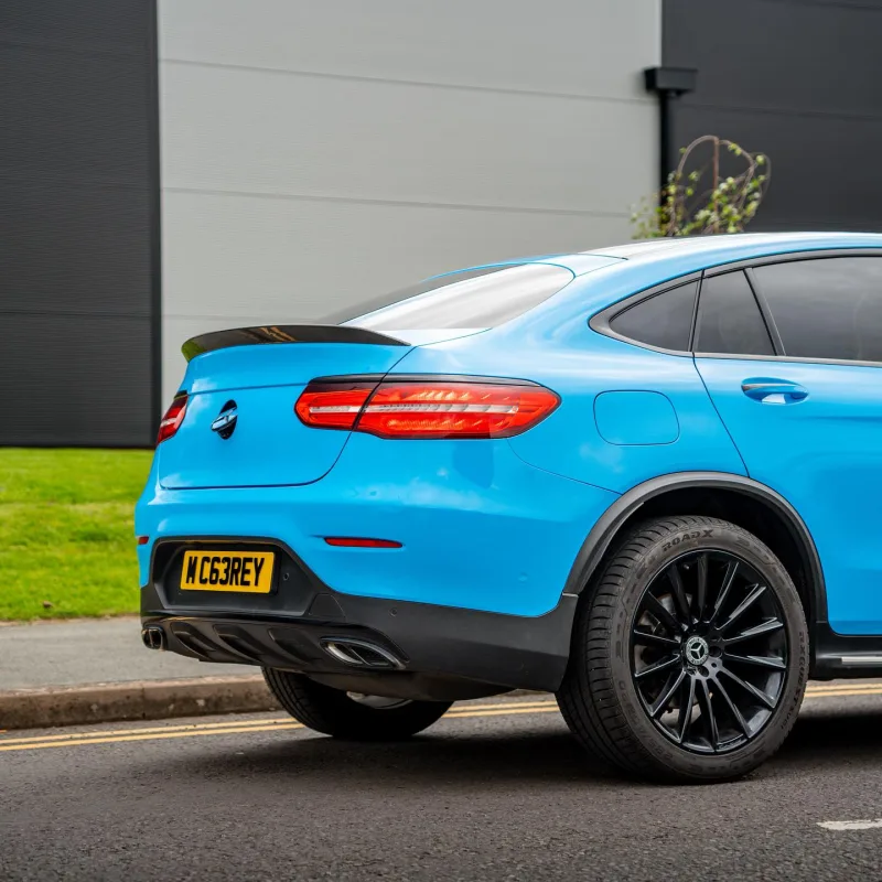 Mercedes-Benz GLC Coupe Montpellier Blue Wrap