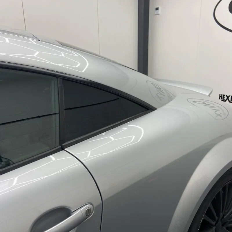 Silver Audi TT 5% Rear Window Tinting