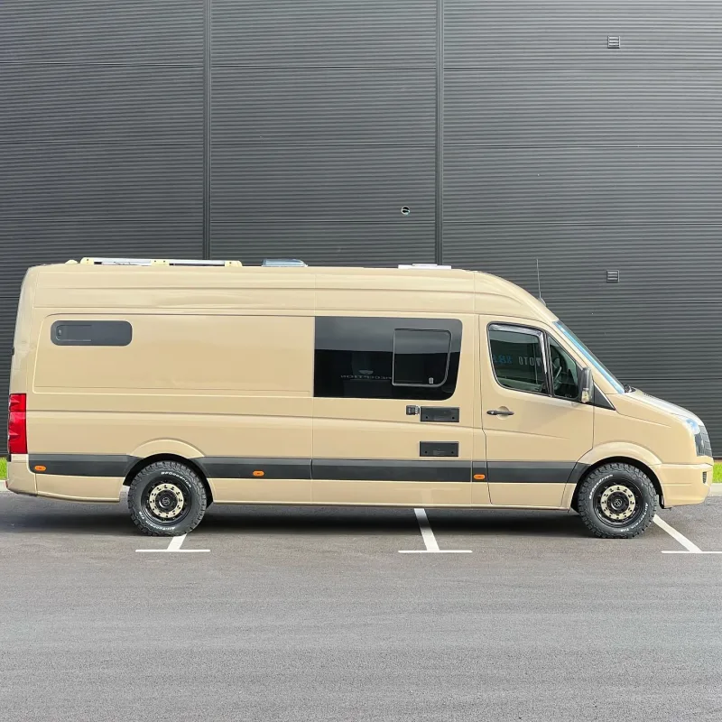 VW Crafter Full Sandstorm Gloss Wrap