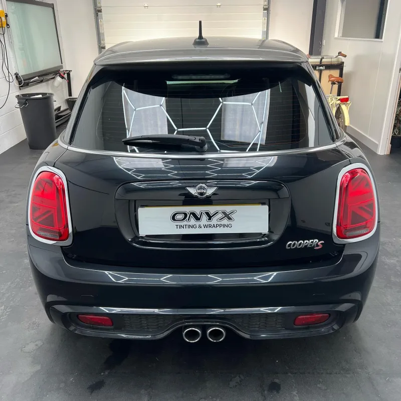 MINI Cooper S F55 15% Tint and Red Grille Wrap