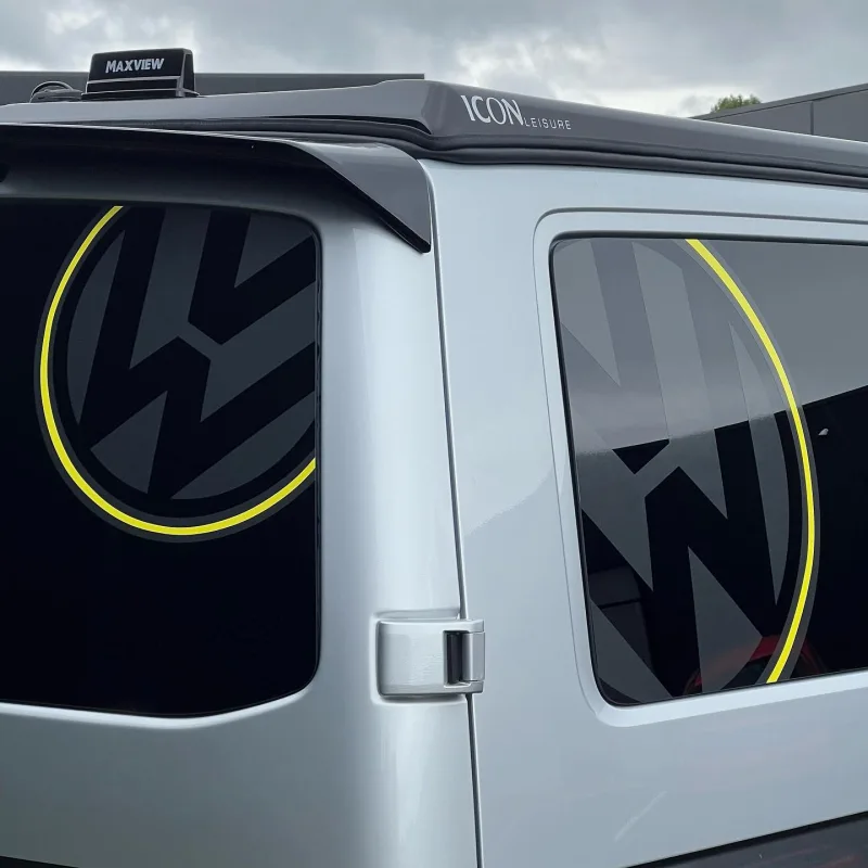 VW Transporter Yellow Accents & VW Logo Graphics