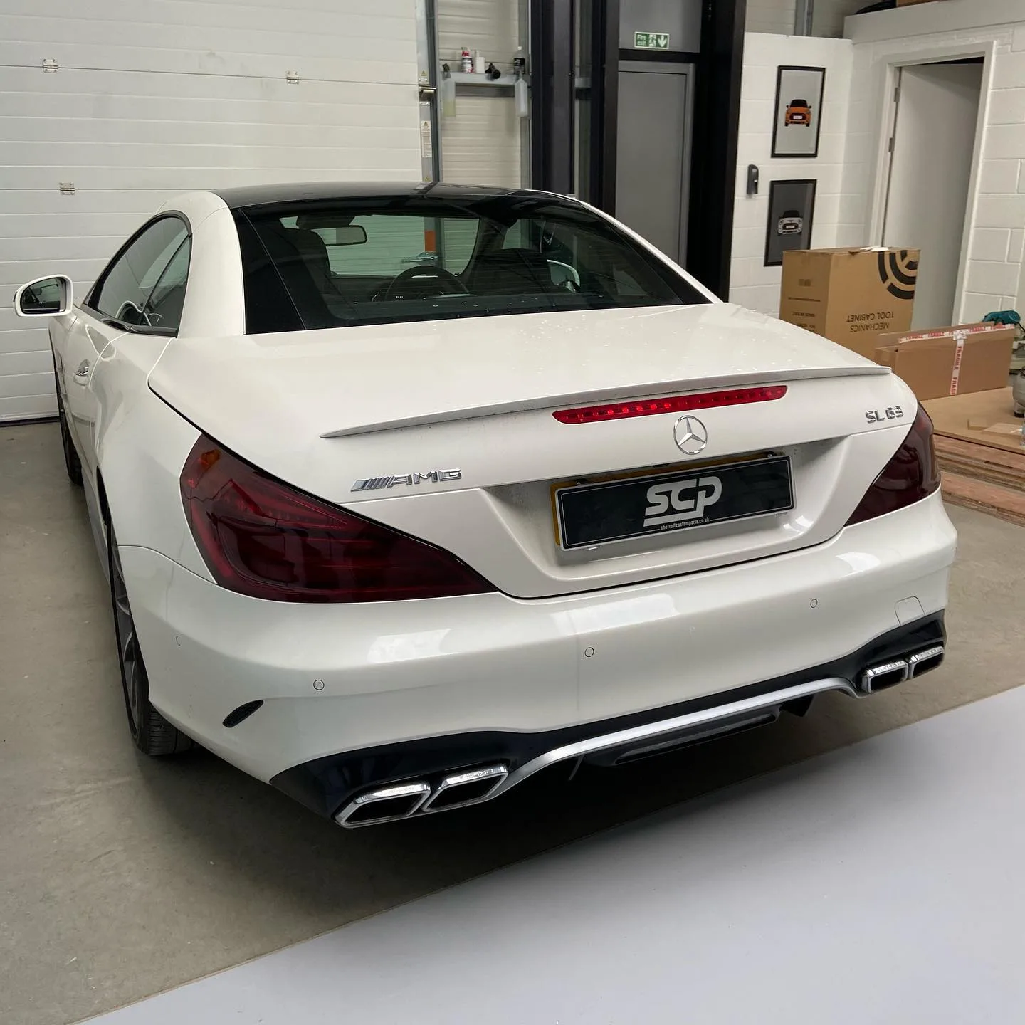 Mercedes SL63 AMG Light Smoke Rear Light Tint