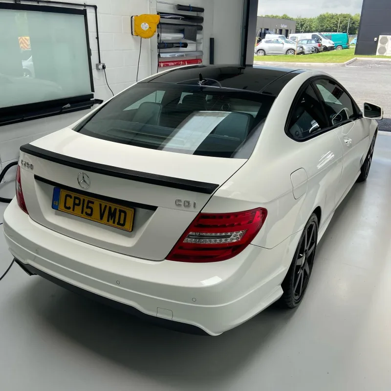 Mercedes C250 Coupe Valet and Spoiler Wrap