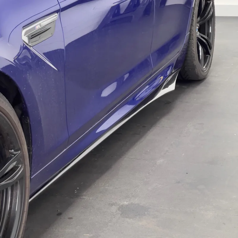 BMW M6 Gran Coupé F06 Carbon Fibre Side Skirt Installation