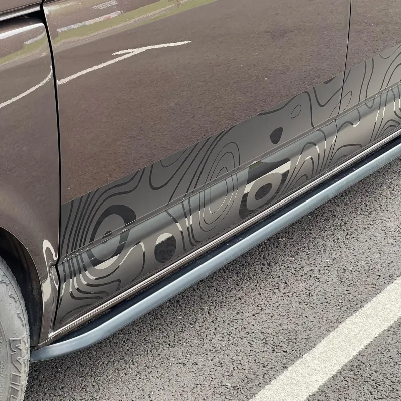 VW Transporter Topographic Vinyl Graphics