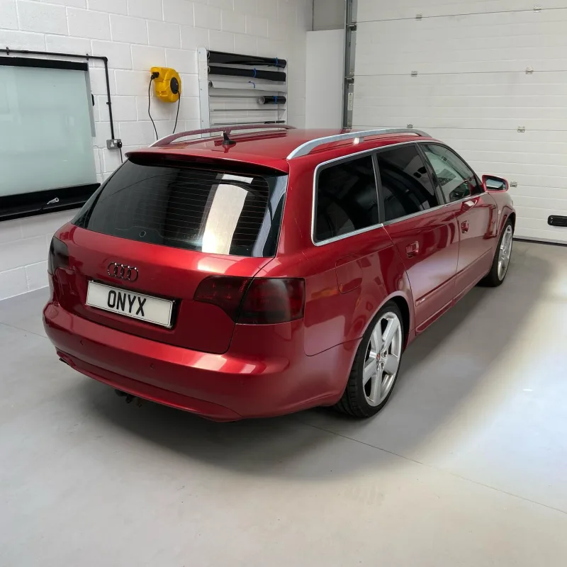 Red Audi A4 Avant LLumar 5% Window Tinting