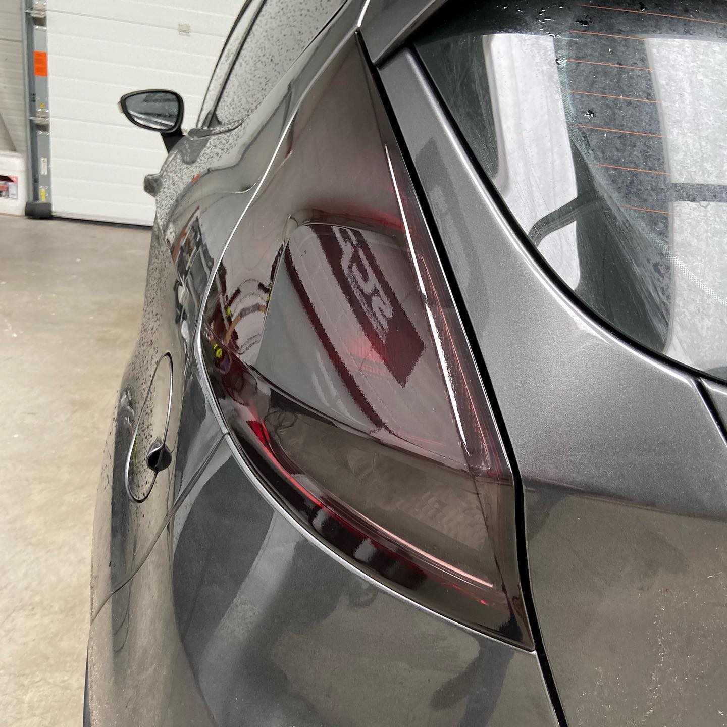 Ford Fiesta Dark Rear Lights and Fog Trim Dechrome