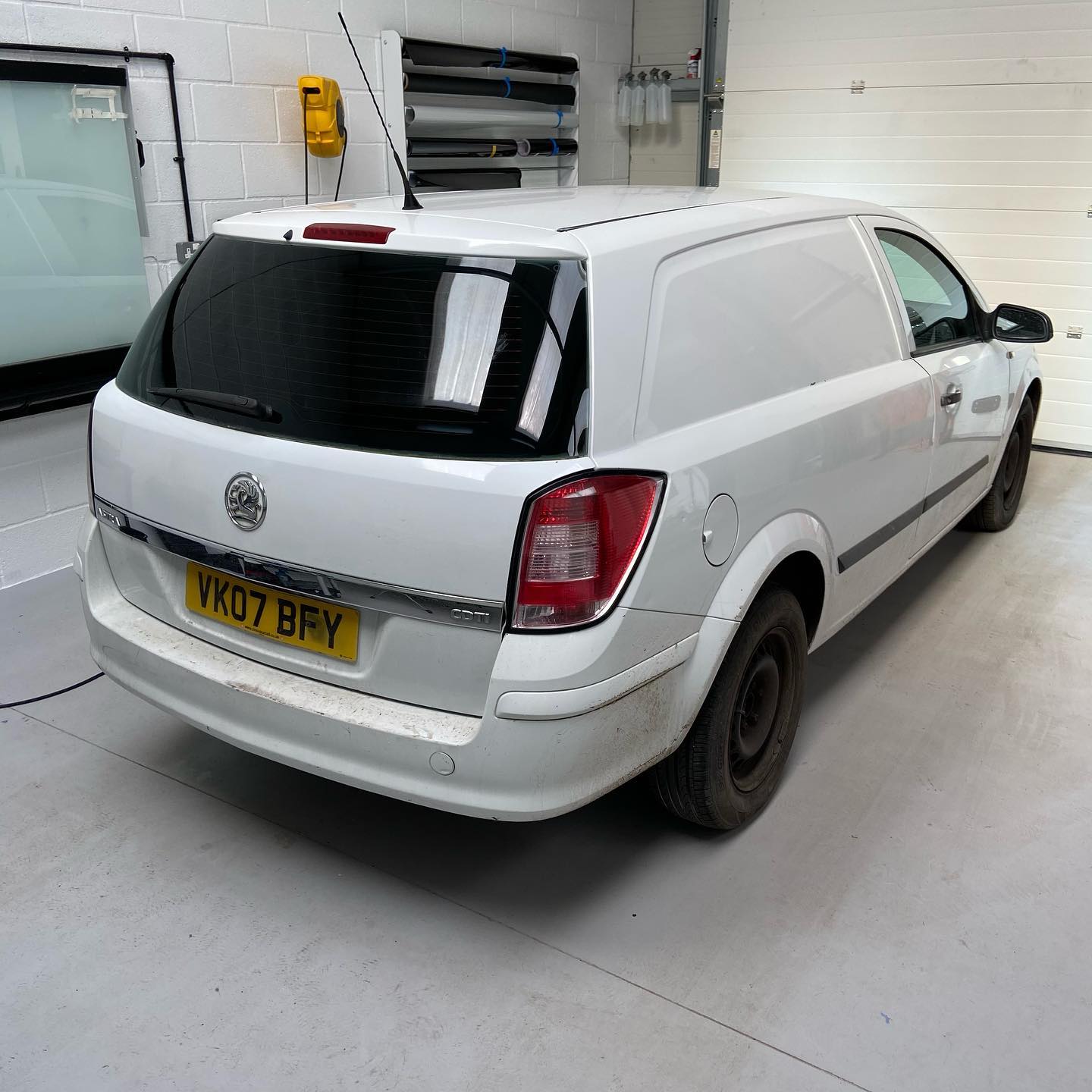 Vauxhall Astra Van 5% LLumar Rear Window Tint